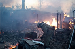 Đạt thỏa thuận ngừng bắn ở sân bay Donetsk